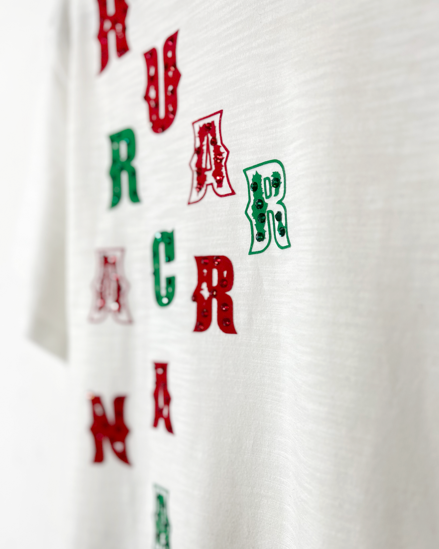 T shirt con botones Huracarrana verde y rojo