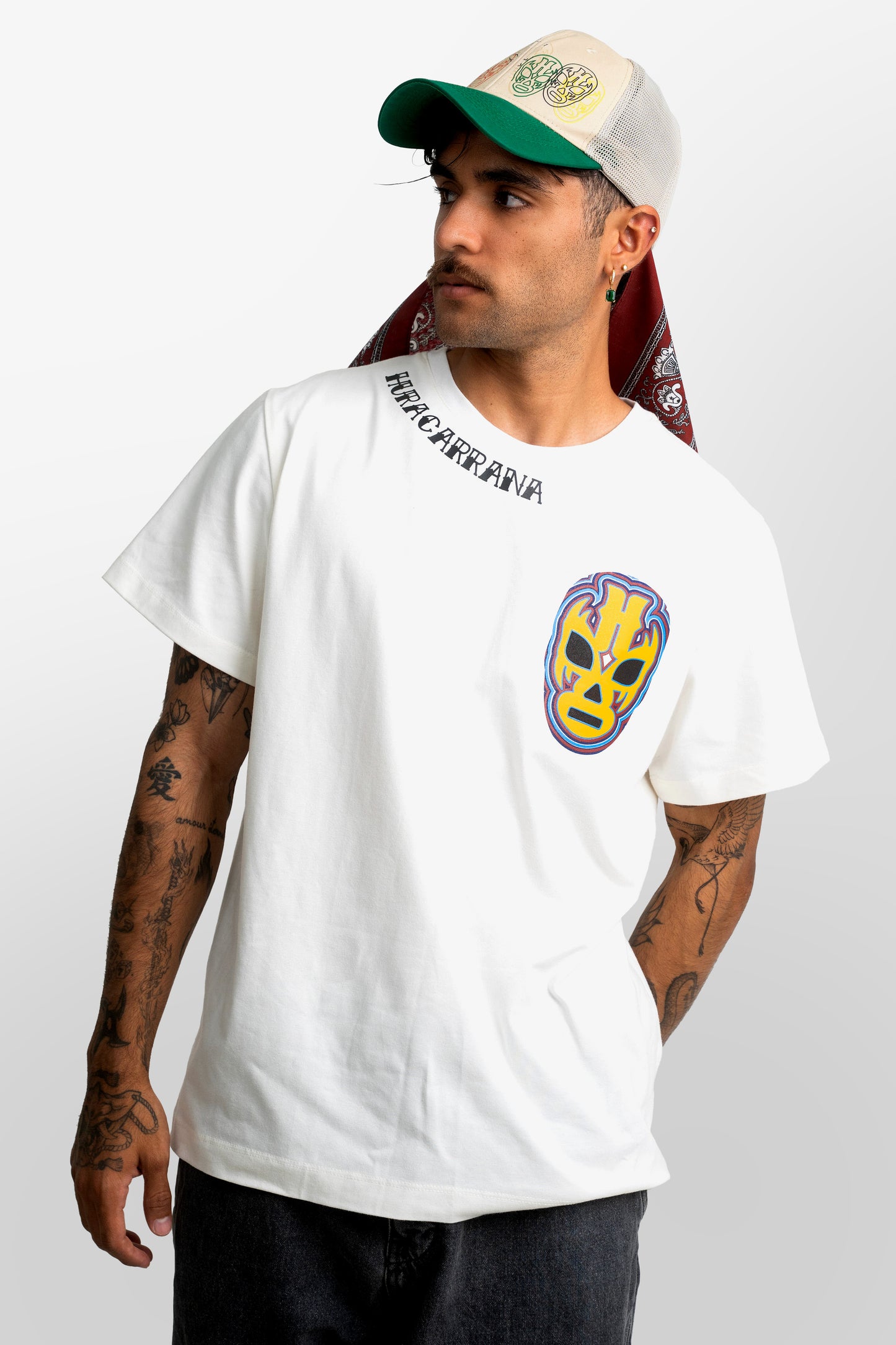 T shirt beige Con el corazón en el ring