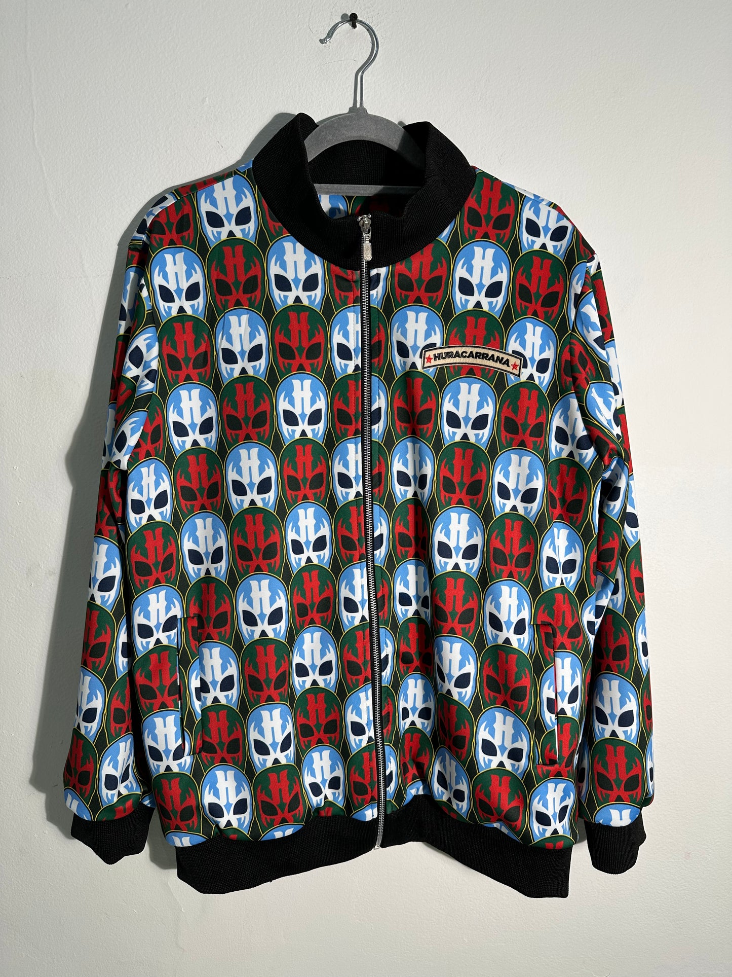 Bomber Jacket Rojo/Azul