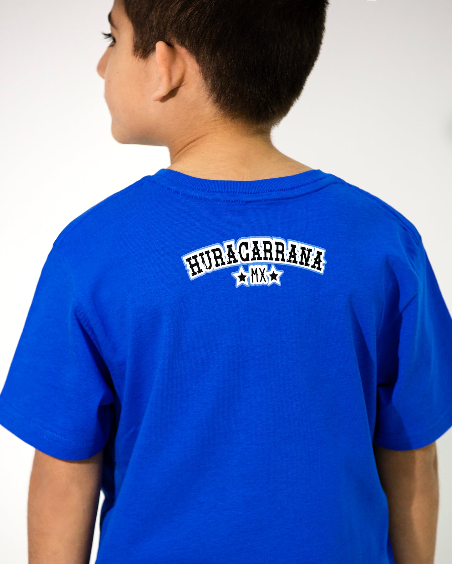 T SHIRT AZUL KIDS LUCHADOR