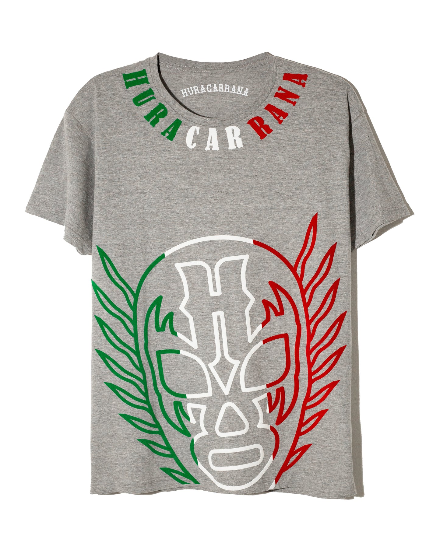 T shirt gris Huracarrana con máscara