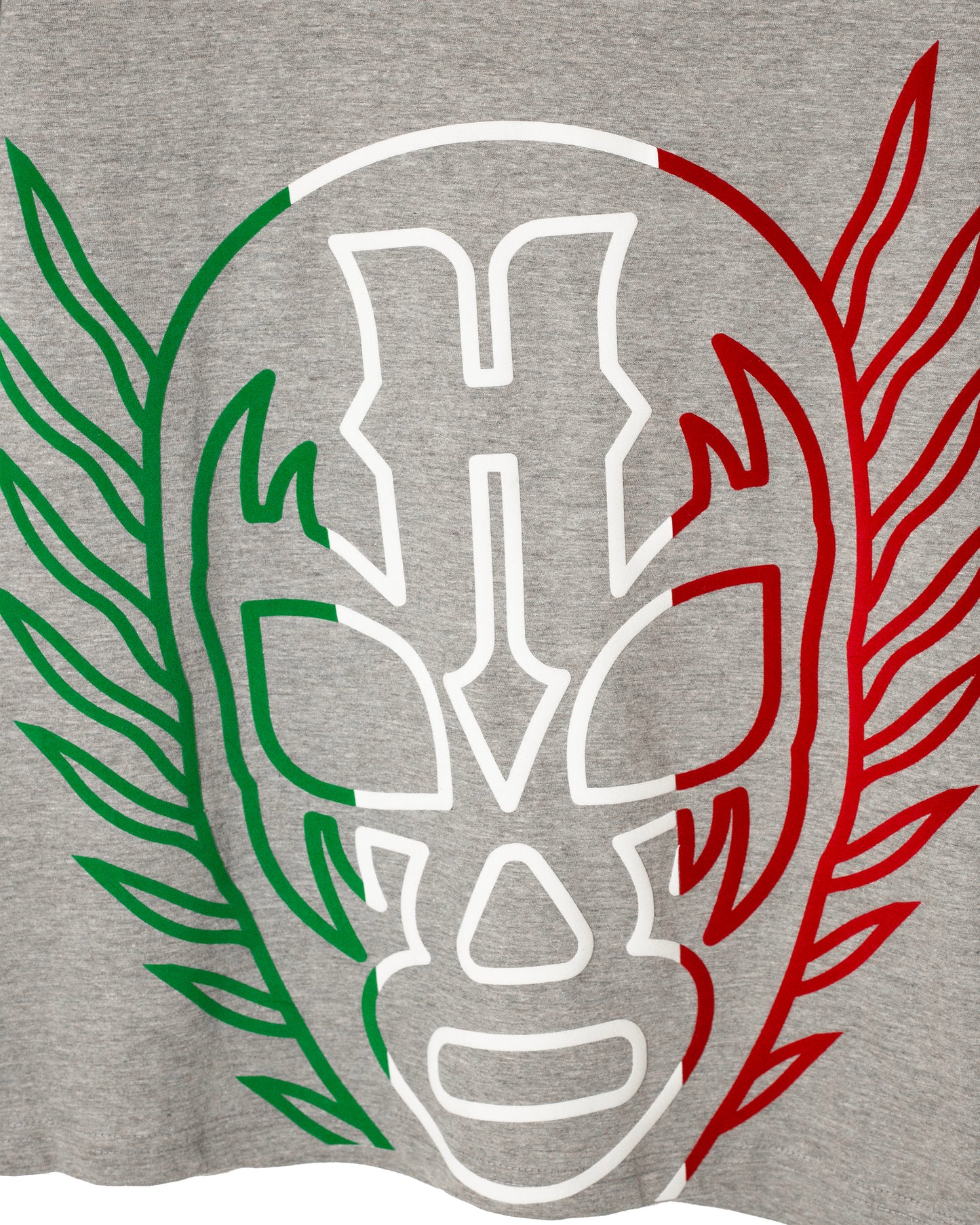 T shirt gris Huracarrana con máscara