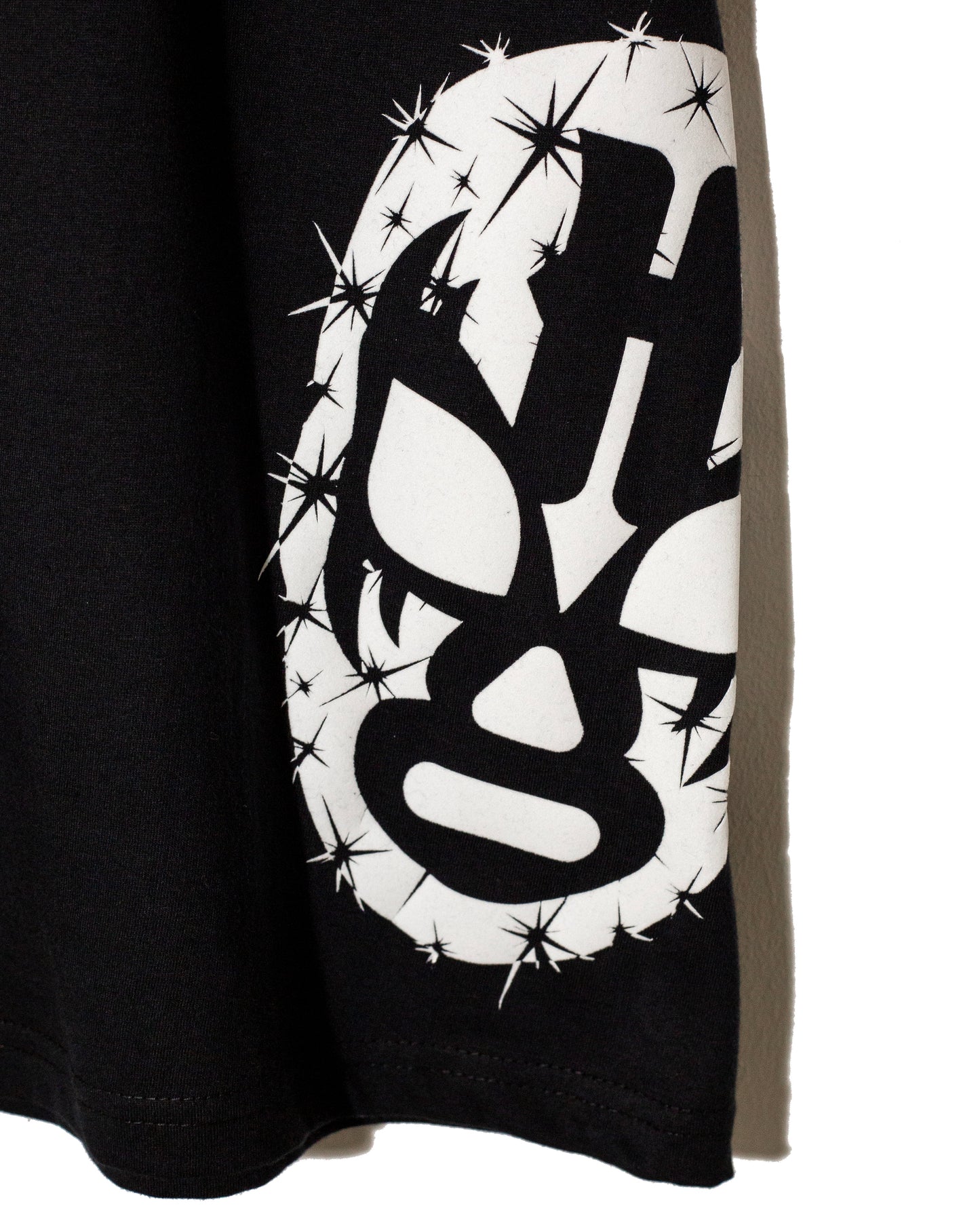 T shirt negra Viva México con cactus