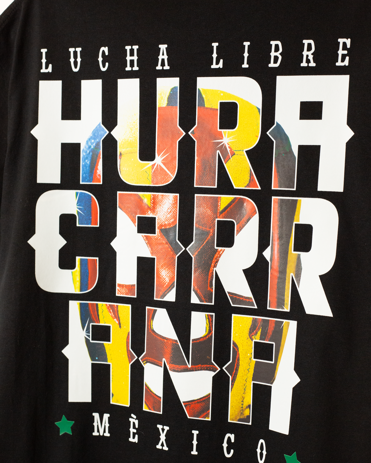 Tshirt negra Huracarrana H