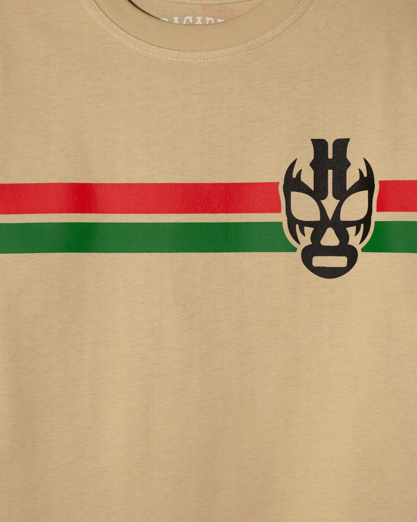 T shirt khaki Líneas