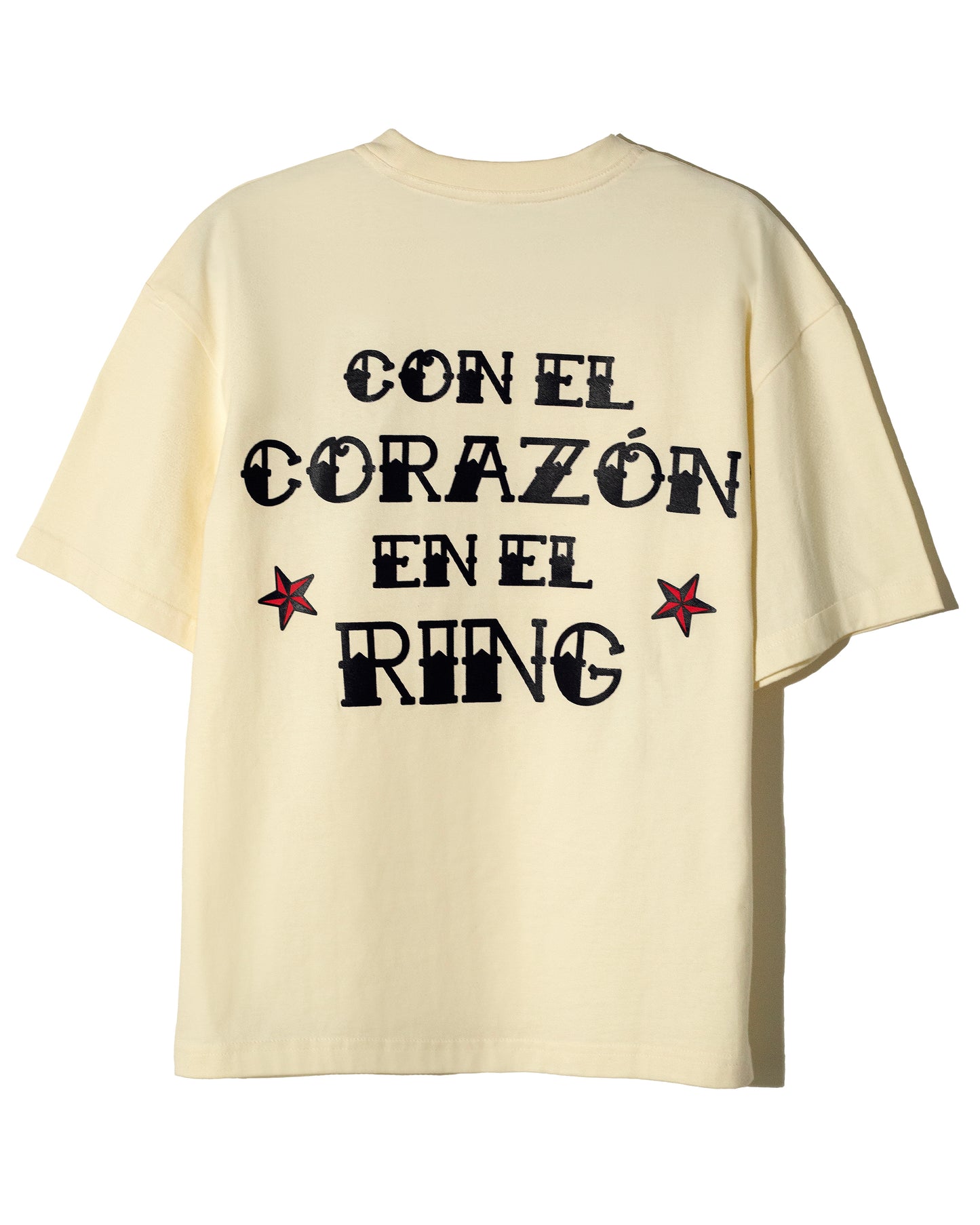 T shirt beige Con el corazón en el ring