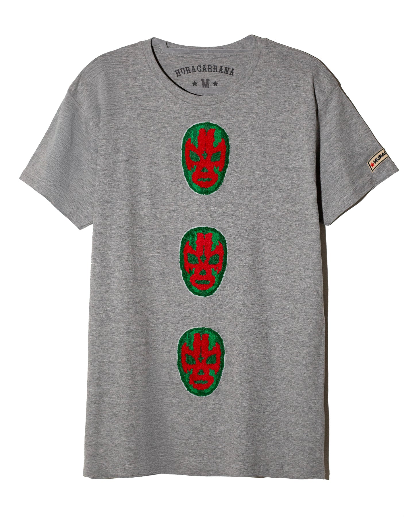 Camiseta Parches Gris