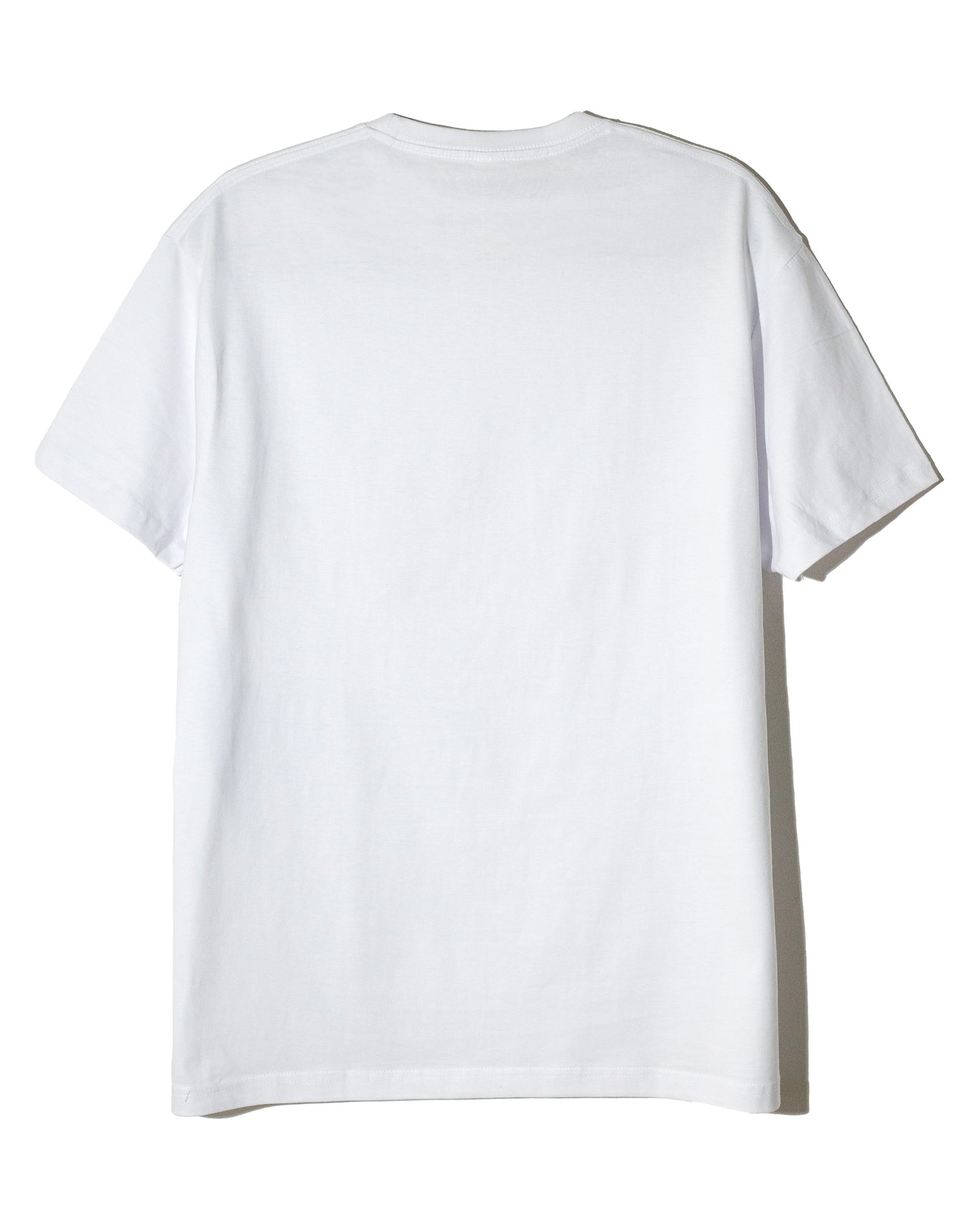 T shirt blanca Máscara azul