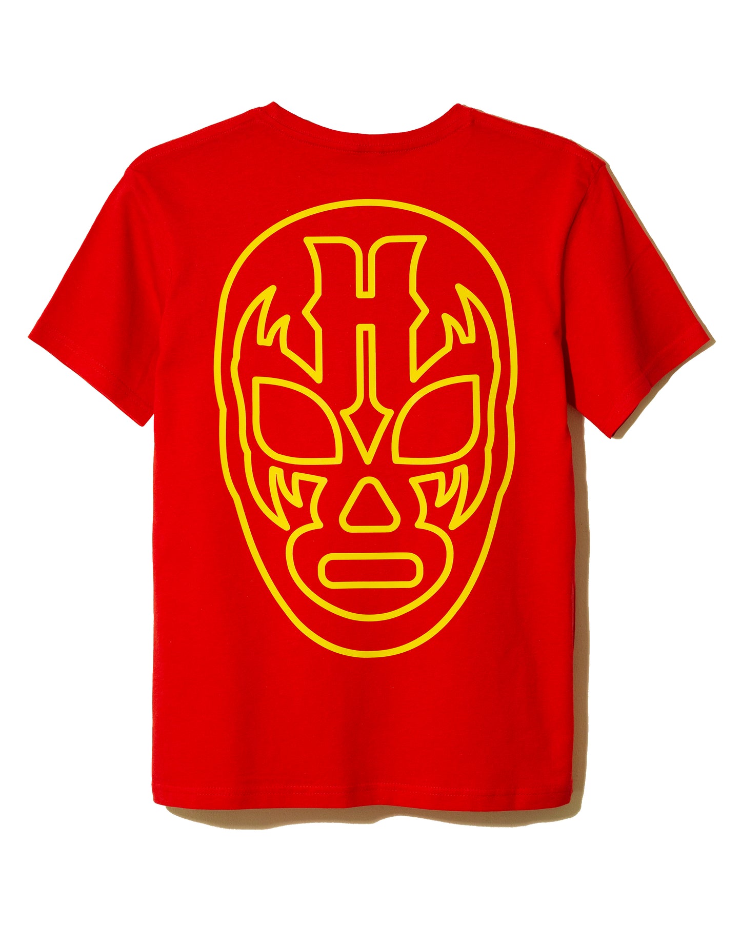 T SHIRT ROJA KIDS HURACARRANA CON MÁSCARA