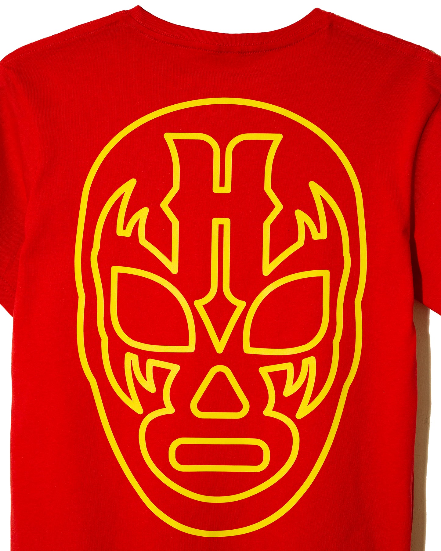 T SHIRT ROJA KIDS HURACARRANA CON MÁSCARA