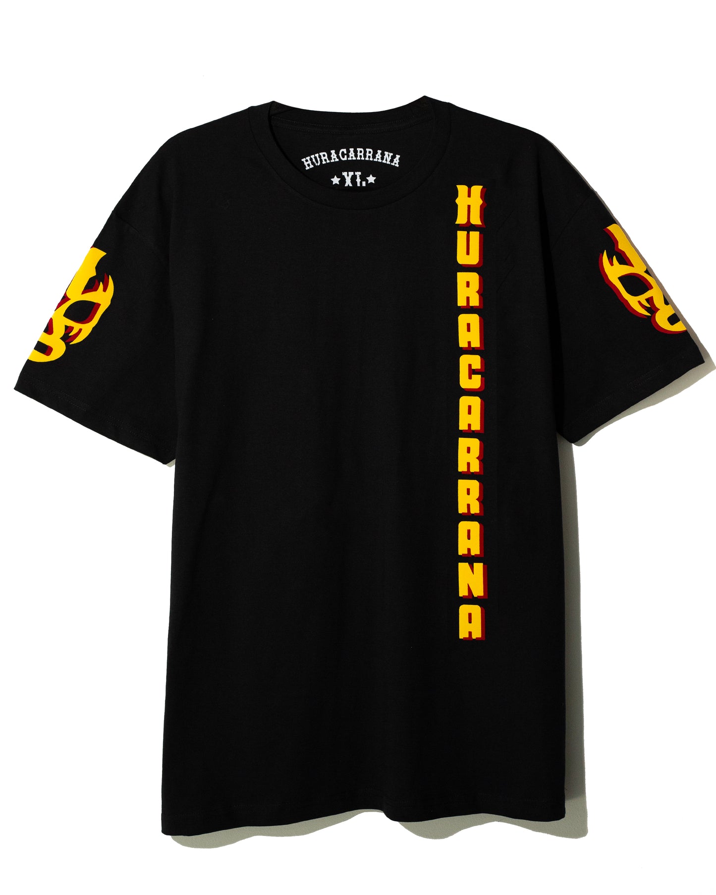 T shirt negra Huracarrana vertical