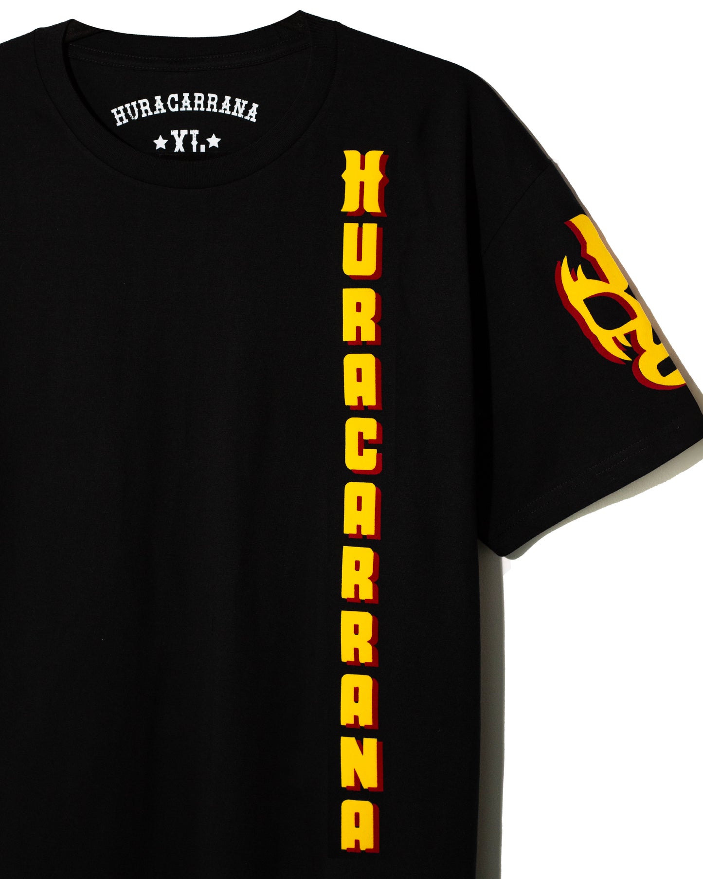 T shirt negra Huracarrana vertical