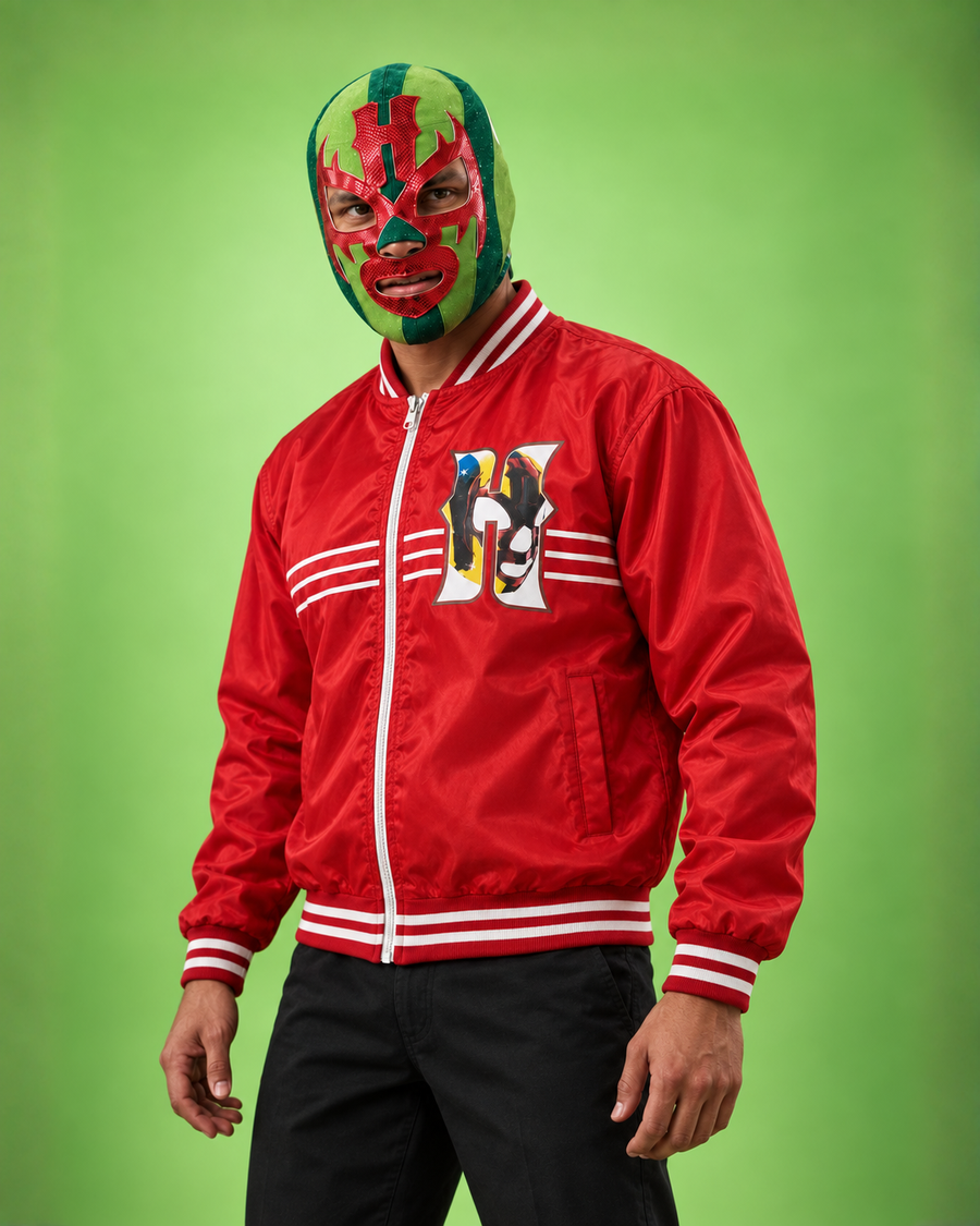 Bomber jacket roja Huracarrana