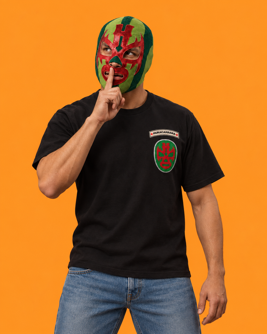 Camiseta Parches Negro