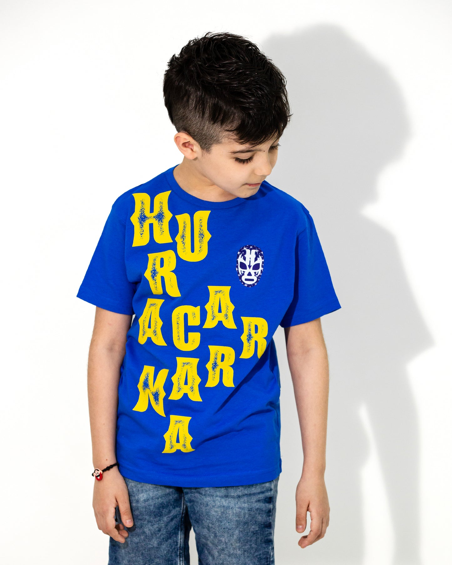 T SHIRT AZUL KIDS HURACARRANA VERTICAL