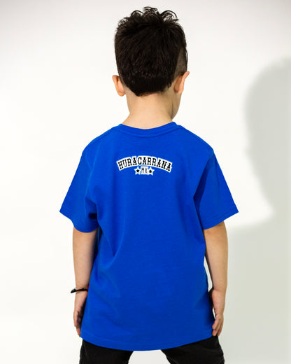 T SHIRT AZUL KIDS LUCHADOR