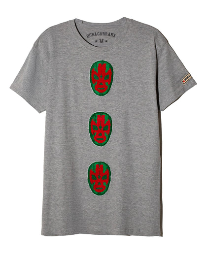 Camiseta Parches Gris