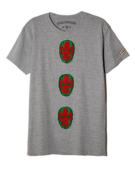 Camiseta Parches Gris
