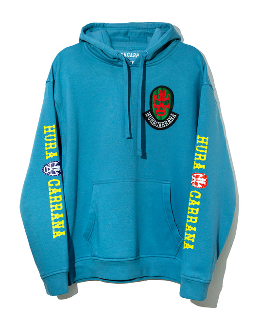 Hoodie celeste Huracarrana