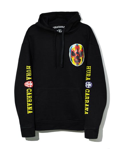 Hoodie negra Huracarrana