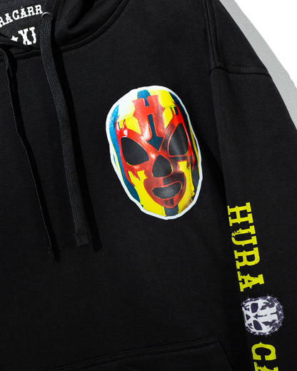 Hoodie negra Huracarrana