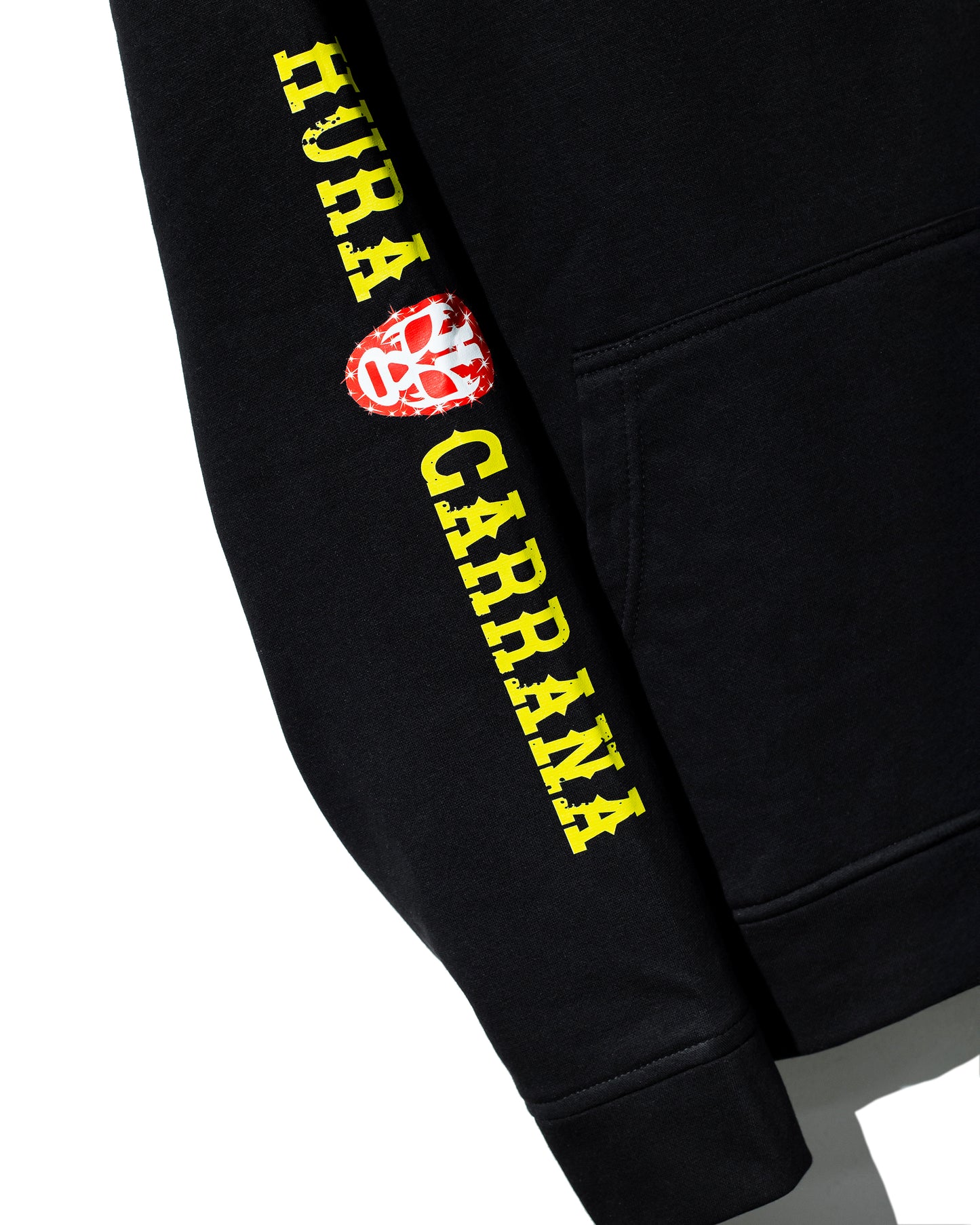 Hoodie negra Huracarrana