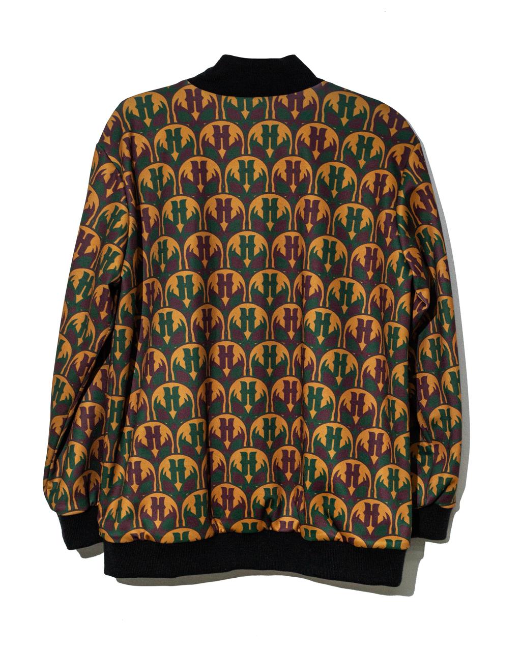 Bomber Jacket Verde/Vino