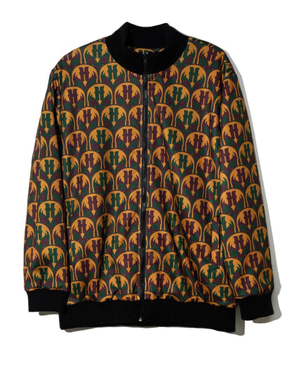 Bomber Jacket Verde/Vino
