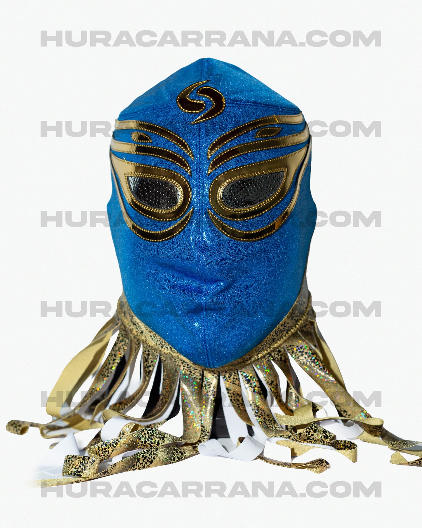 Máscara profesional y original de Misterioso Sr. con diseño cerrado