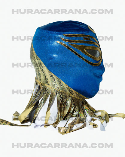 Máscara profesional y original de Misterioso Sr. con diseño cerrado