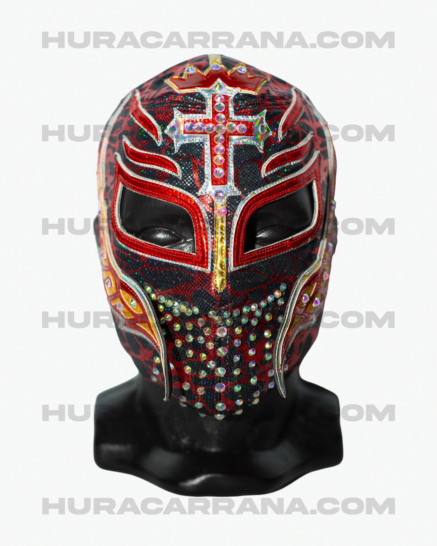 Mini Rey Misterio - Máscara Original Roja