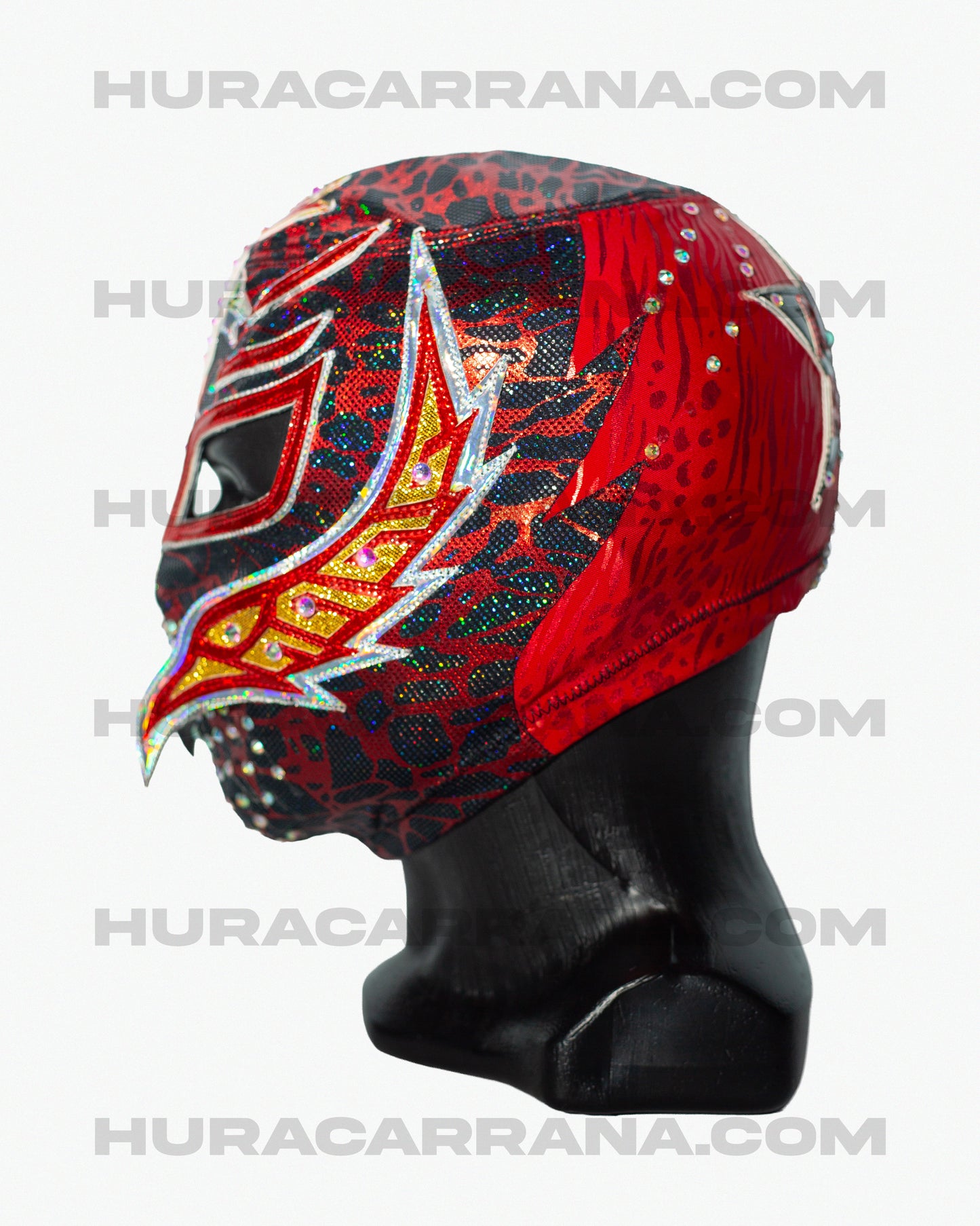Mini Rey Misterio - Máscara Original Roja