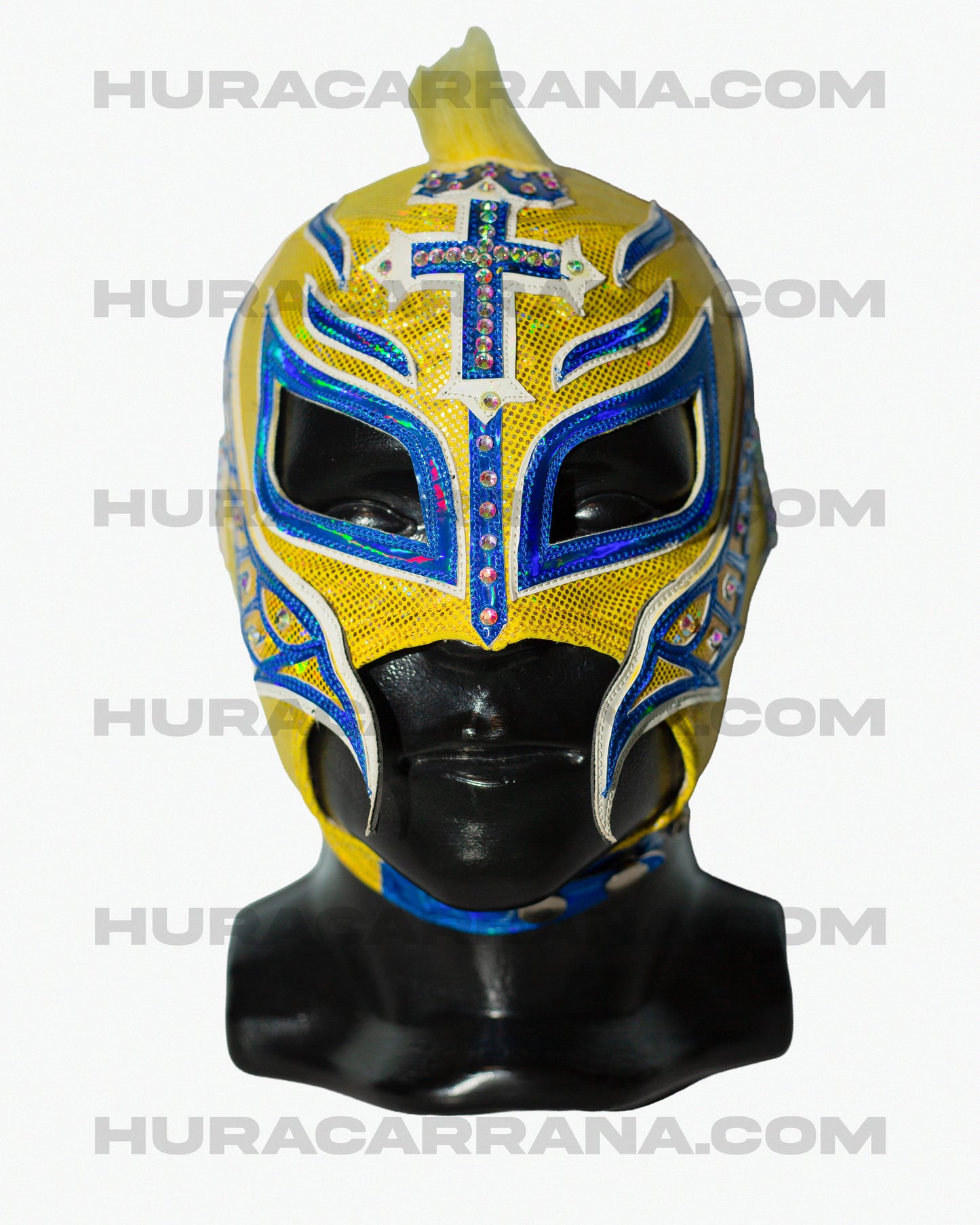 Mini Rey Misterio- Máscara Original Amarilla