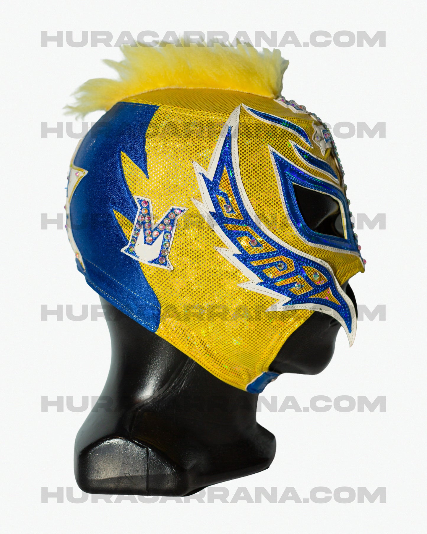 Mini Rey Misterio- Máscara Original Amarilla