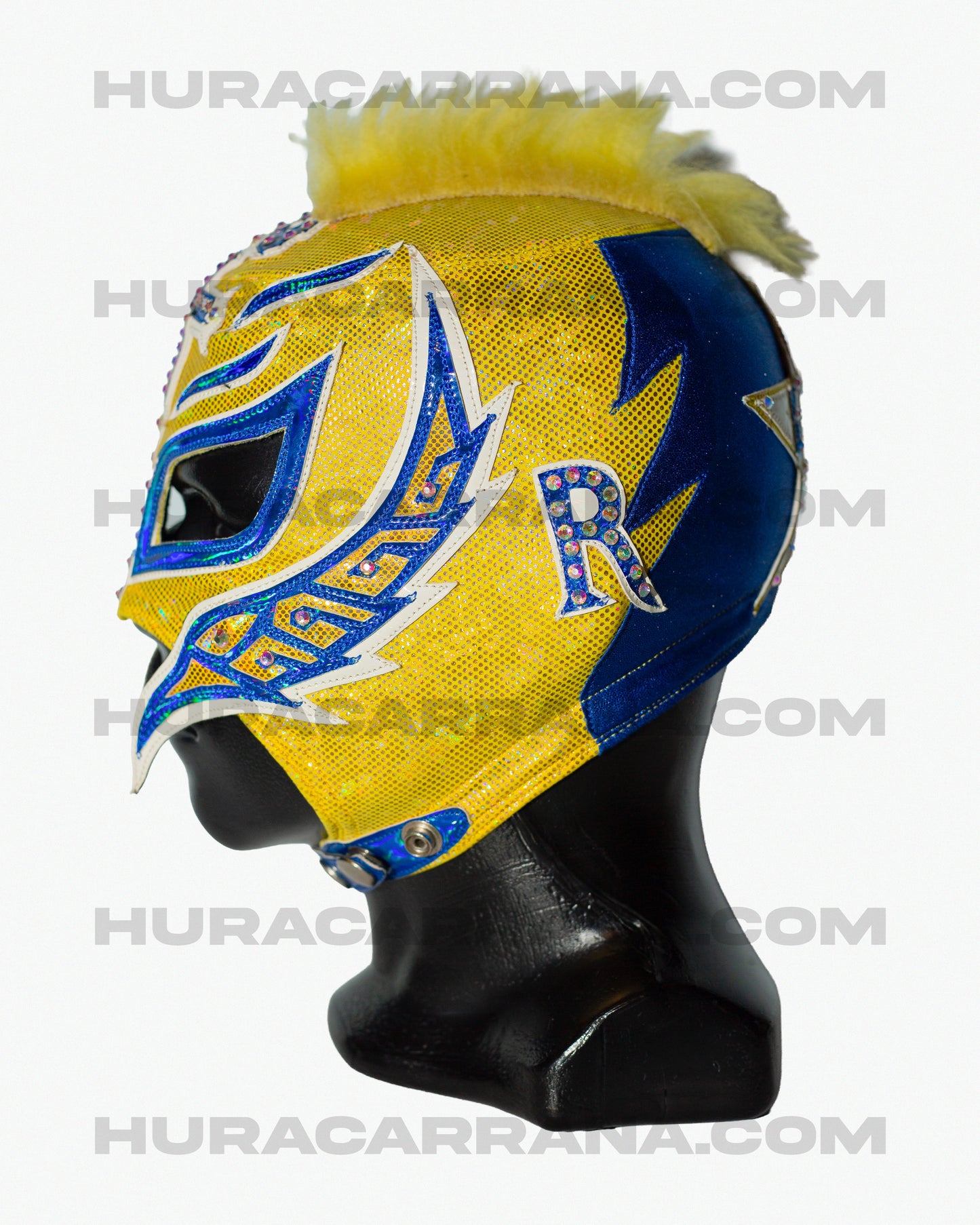 Mini Rey Misterio- Máscara Original Amarilla