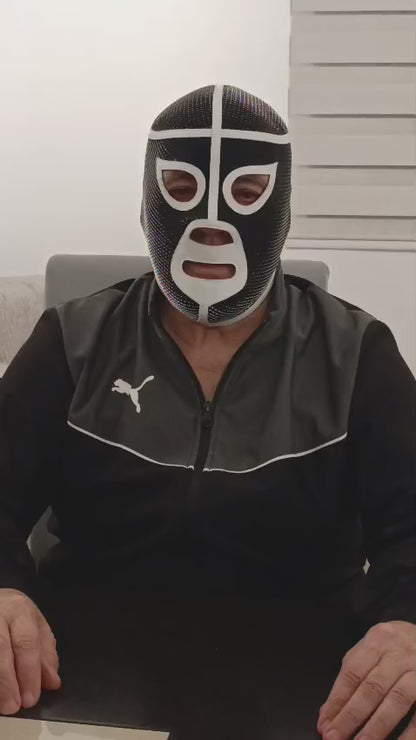 Máscara profesional y original de Black Shadow Jr.